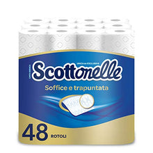 Carica l&#39;immagine nel visualizzatore di Gallery, Scottonelle Carta Igienica Soffice e Trapuntata, Confezione da 48 Rotoli