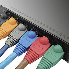 Carica l'immagine nel visualizzatore di Gallery, WY40201 - Copri Plug RJ45 8P8C con serracavo, multicolor (Kit da 60 pezzi)