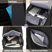 Carica l&#39;immagine nel visualizzatore di Gallery, Xnuoyo Laptop Zaino Antifurto, 15,6 Pollici Resistente 15.6 inch, Nero