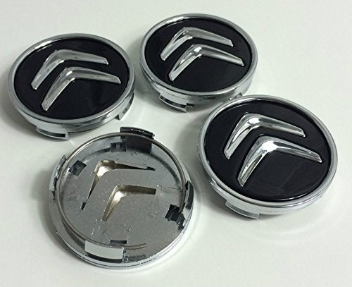 4 tappi coprimozzo 60 mm per cerchi in lega compatibili con Citroen modelli...