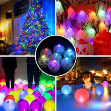 Carica l&#39;immagine nel visualizzatore di Gallery, 150Pcs Luci LED per Palloncini, Mini LED Rotonde Palloncini, Luci LED Lampeggianti per Feste, Decorazione per Lanterne, Compleanno, Matrimonio, Halloween, Natale (Colorato)