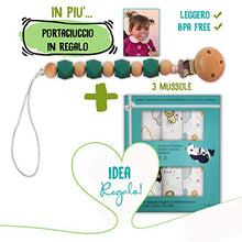 Carica l&#39;immagine nel visualizzatore di Gallery, Mussole Neonato Bamboo 100% Biologico, 3 Copertine In Mussola, 120x120,...