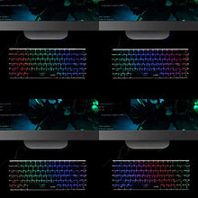 Carica l&#39;immagine nel visualizzatore di Gallery, Ajazz AK33 Tastiera Meccanica Gaming Switches Blu RGB,Tastiera da 82 teclado