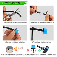 Carica l&#39;immagine nel visualizzatore di Gallery, Jeteven Kit di Irrigazione A Goccia, 40M/189Pcs Micro Drip Irrigation Kit...