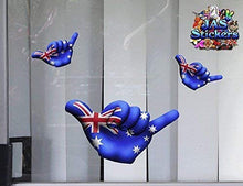 Carica l&#39;immagine nel visualizzatore di Gallery, Piccola bandiera AUSTRALIA HANG LOOSE decalcomanie adesivi per auto... - Ilgrandebazar