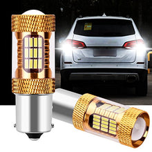 Carica l&#39;immagine nel visualizzatore di Gallery, SanGlory 2 x Lampadine LED Auto Canbus P21W 1156 BA15S 54-SMD 4014 Ultra...