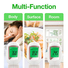 Carica l&#39;immagine nel visualizzatore di Gallery, Easy@Home Termometro frontale a infrarossi senza contatto 3 in 1, display...