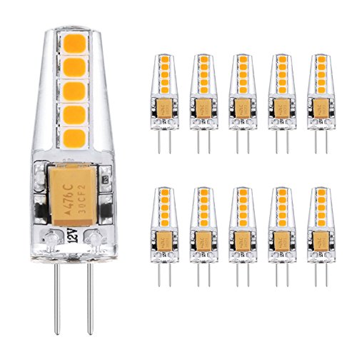 Kohree 10 Pezzi Lampadina LED G4 2W Lampadine Alogena 20W Bianca Calda 2900K... - Ilgrandebazar
