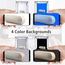 Carica l&#39;immagine nel visualizzatore di Gallery, Amzdeal 60cm Portatile Tenda Studio con 3000-6500K LED Strip Fotografico...