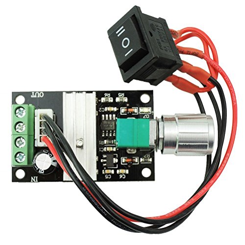 PIXNOR 6V 12V 24V 28V 3A 80W DC Motor Speed Controller (PWM) velocità...