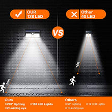 Carica l&#39;immagine nel visualizzatore di Gallery, Luce Solare Led Esterno,【2019 Super Luminosa 138LED-1400 lumen】iPosible Luci... - Ilgrandebazar