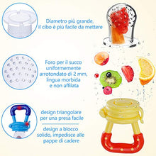Carica l'immagine nel visualizzatore di Gallery, Faburo Ciuccio per Frutta, Clip, Cucchiai l'alimentazione del...