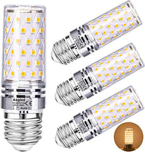 Carica l&#39;immagine nel visualizzatore di Gallery, Lampadina Led E27 12W Aogled,Equivalente a 100W Bianco Caldo 3000k 4pcs
