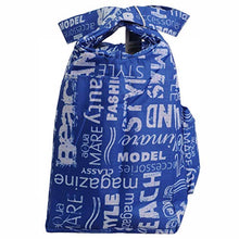 Carica l&#39;immagine nel visualizzatore di Gallery, Aqua Di Mare Borsa Tonda Stampata Nero M, Royal Blue