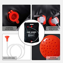 Carica l'immagine nel visualizzatore di Gallery, FANDE Borsa per Doccia Solare, 20L Portatile, Solare...