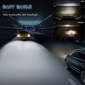 EASY EAGLE H7 LED 10800LM Lampadine per Fari Anteriori di Auto e Moto,