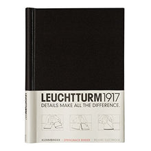 Carica l&#39;immagine nel visualizzatore di Gallery, Leuchtturm 341739 Peka Sprinback raccoglitore per 150 fogli Black - Ilgrandebazar