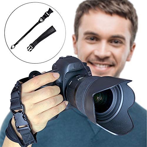 Ztowoto cinturino da polso per fotocamere in neoprene con viti a wrist strap