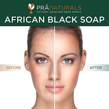 Carica l&#39;immagine nel visualizzatore di Gallery, PraNaturals Sapone Nero Africano 200g, Prodotto artigianalmente in...