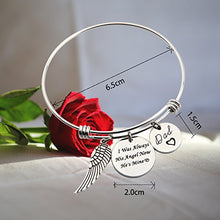 Carica l'immagine nel visualizzatore di Gallery, Ensianth Bracciale rigido con ciondoli, tra cui l’ala di un angelo, in... - Ilgrandebazar