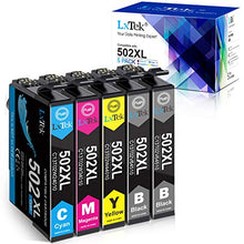 Carica l&#39;immagine nel visualizzatore di Gallery, LxTek 502XL Cartucce d&#39;inchiostro Sostituzione per Epson 502 502 XL...