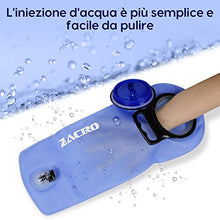 Carica l'immagine nel visualizzatore di Gallery, Zacro Sacca Idratazione,BPA Gratuito Antibatterico per Zaino Idratazione,2.5...