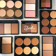 Carica l&#39;immagine nel visualizzatore di Gallery, Sleek MakeUP - Kit per contorno viso, consistenza cremosa, colori scuri