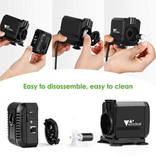Carica l&#39;immagine nel visualizzatore di Gallery, Amzdeal Mini Pompa Acqua Sommergibile Ultra-Silenzioso 15W 1500L/H - Ilgrandebazar