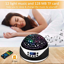 Carica l&#39;immagine nel visualizzatore di Gallery, Shayson Lampada Proiettore Stelle Luce Notturna LED di...