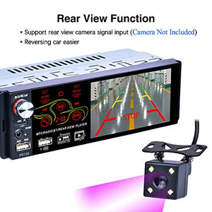 Honboom 2019 Nuovo progettato Autoradio Bluetooth Stéréo de voiture 1DIN-12V