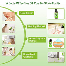 Carica l&#39;immagine nel visualizzatore di Gallery, Tea Tree Oil, Olio Puro 100%, Naturale Essenziale per...
