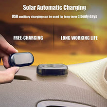 Carica l'immagine nel visualizzatore di Gallery, Solar Power simulato allarme per auto, LED antifurto luci di segnalazione, lampeggiante lampada di sicurezza, Nuovo Allarme Auto Luce LED, Allarme Furto Flash Lampeggiante, Luce Rossa