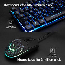 Carica l&#39;immagine nel visualizzatore di Gallery, Rii Gaming RK101 (Layout Italiano) - Set Tastiera e Mouse da Gioco,...