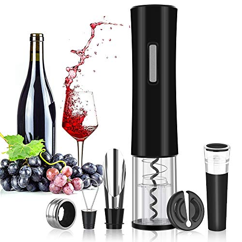Rovtop Cavatappi Elettrico,Apribottiglie 4 Aa Batterie
