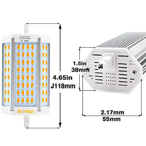 Bonlux R7s 118mm LED Dimmerabile 30W, 30W Dimmerabile, Bianco Calda - Ilgrandebazar
