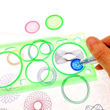 Carica l&#39;immagine nel visualizzatore di Gallery, JZK 10 x Spirografo per Bambini Mandala + 10 Penne Colorate a multicolore - Ilgrandebazar