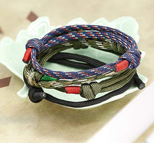 Carica l&#39;immagine nel visualizzatore di Gallery, Milacolato 4 Pezzi Braccialetti nautici Intrecciati per Gli Uomini Fatti a... - Ilgrandebazar