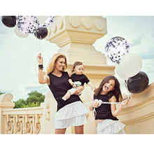 Carica l&#39;immagine nel visualizzatore di Gallery, Jovitec 30 Pezzi 12 Pollici Palloncini in Lattice di Bianco E Nero - Ilgrandebazar