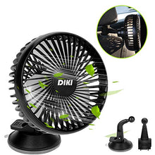 Carica l&#39;immagine nel visualizzatore di Gallery, DIKI Ventilatore Auto, USB Ventola per Auto A 3 velocità Ventola...