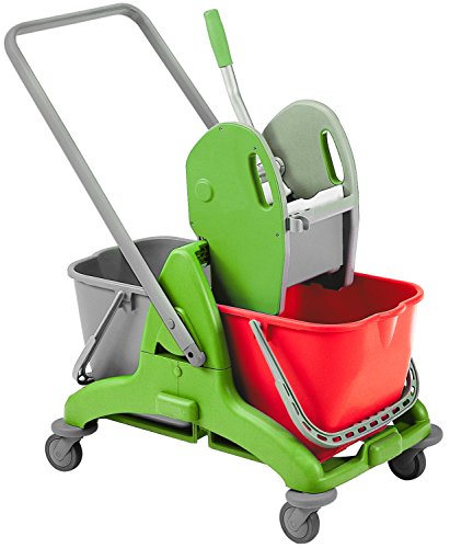 Carrello Multiuso Doppia Vasca Tipo Professionale. Indicato Per La Pulizia... - Ilgrandebazar