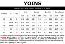 Carica l'immagine nel visualizzatore di Gallery, YOINS Donna Camicia Casuale Camicetta Collo a V Manica Lunga L/EU44, Nero - Ilgrandebazar