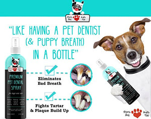 Pets Are Kids Too Spray Dentale per Animali (8 Once) Il Modo 1 Bottiglia - Ilgrandebazar