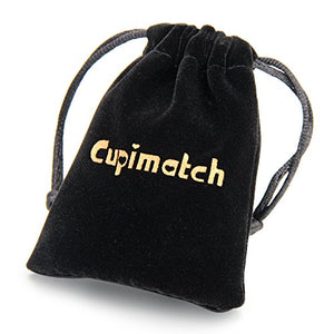 Cupimatch Coppia Lovers Collana Acciaio Inox con Pendente Puzzle Sole Luna I... - Ilgrandebazar