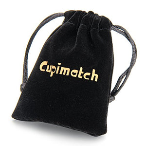 Cupimatch Collana [1 Coppia] Coppia Lovers Acciaio Inossidabile Pendente... - Ilgrandebazar
