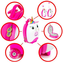 Carica l'immagine nel visualizzatore di Gallery, boppi Tiny Trekker trolley per bambini bagaglio a mano con Unicorno