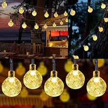 Carica l'immagine nel visualizzatore di Gallery, Catena Luminosa Solare - 40 LED 8M/26.3FT Luci Decorative Bianco Caldo