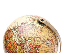 Carica l&#39;immagine nel visualizzatore di Gallery, Exerz 14cm Mappamondo Antico - Mappa inglese - Supporto in metallo