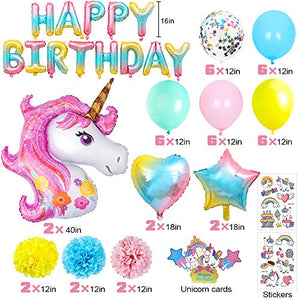 MMTX Unicorno Festa Compleanno Palloncini Addobbi...