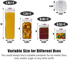 Carica l'immagine nel visualizzatore di Gallery, Contenitori Alimentari per Pasta Senza BPA, Contenitore Set Di 8