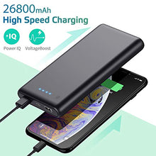 Carica l&#39;immagine nel visualizzatore di Gallery, Ekrist Powerbank 26800mAh【Alta capacità &amp; Ricarica Rapida】 Caricatore Nero - Ilgrandebazar